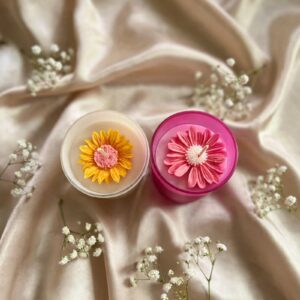 Daisy/Sunflower Jar Candle